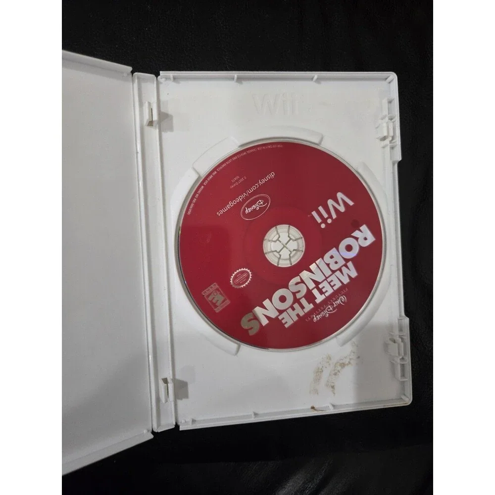 Disney Meet the Robinsons Nintendo Wii 2007 Video Game Disc Case No Manual